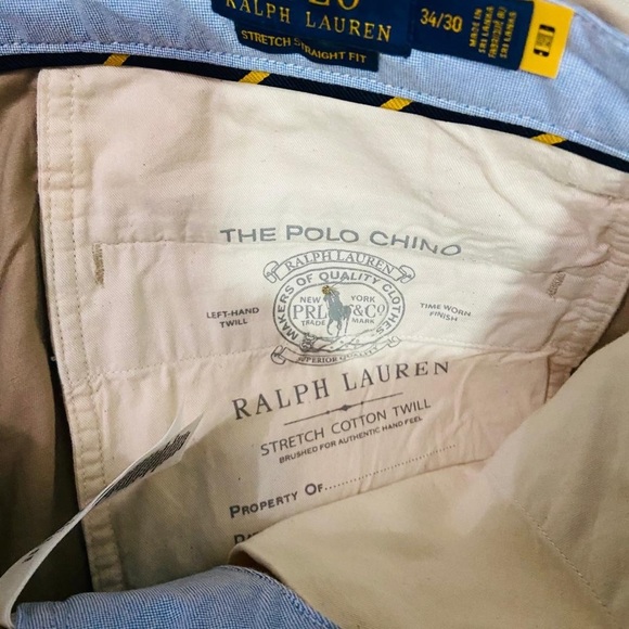 RALPH LAUREN Graphic Chino  Jeans Pants - Picture 4 of 7
